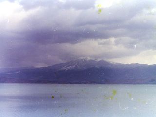 修学旅行　東北コース　田沢湖から見た秋田駒ヶ岳