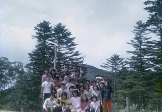3年2組 1973年のクラス会（八ヶ岳・白駒池）